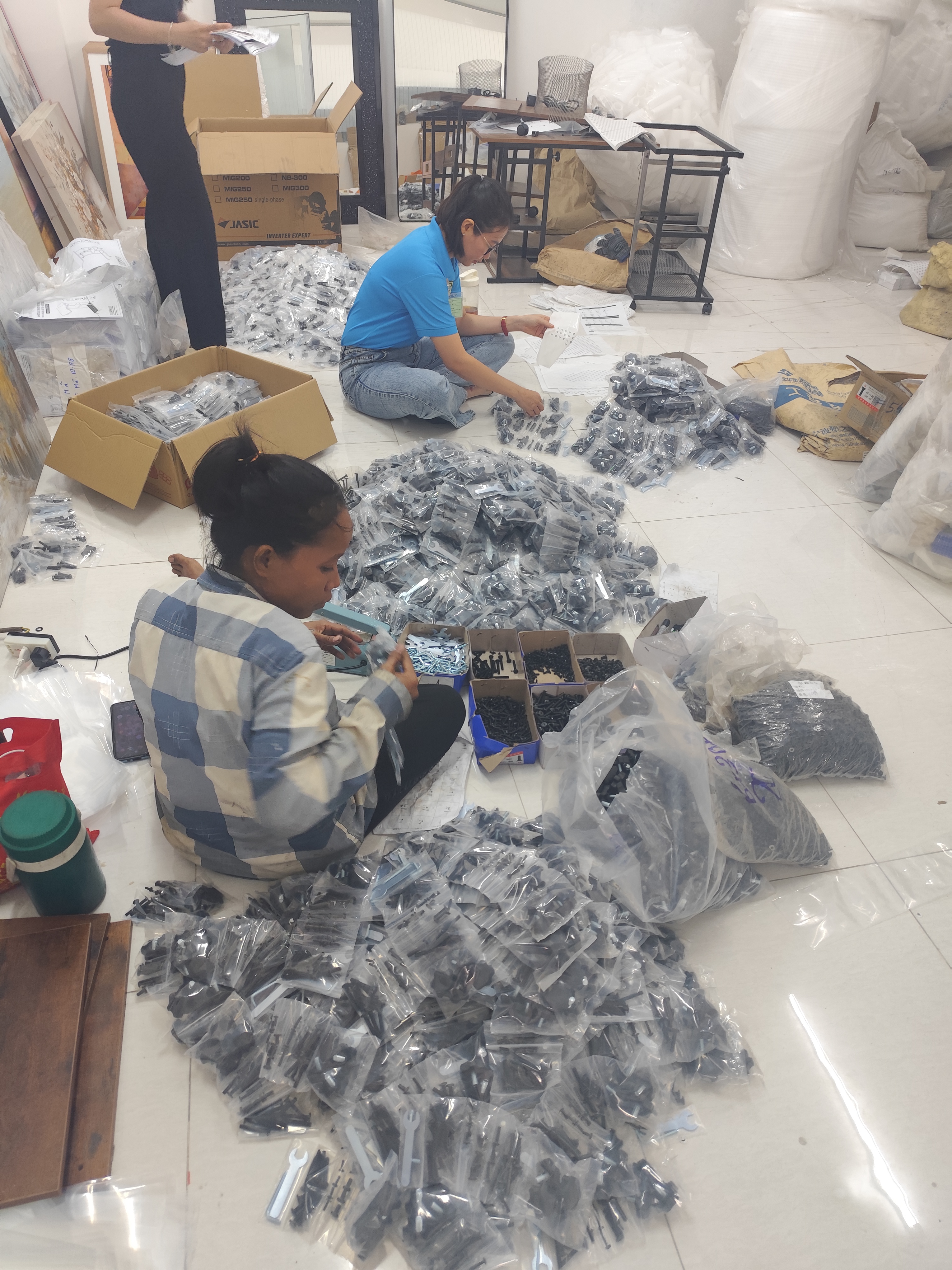 Packaging area